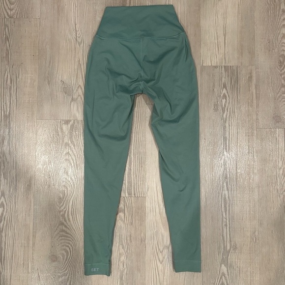 Set Active women’s luxform logo leggings size XS green blue athletic pants - Picture 2 of 7